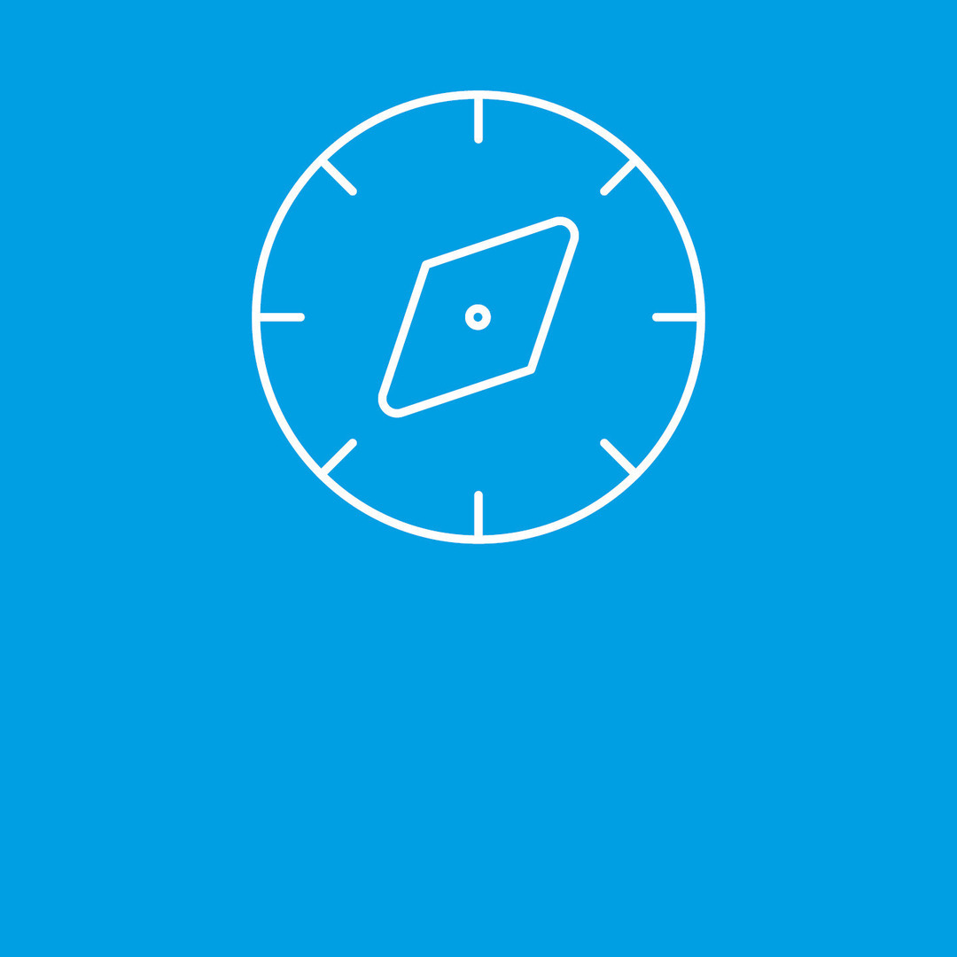 a blue background with a white line on it