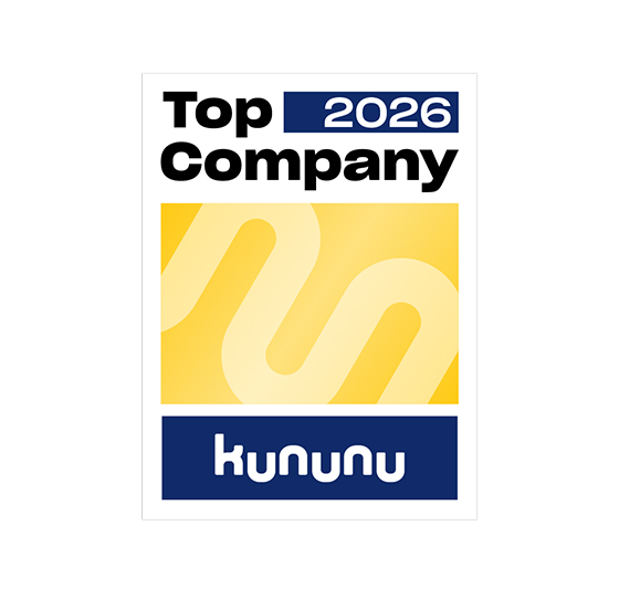 Ein gelb-blaues Logo