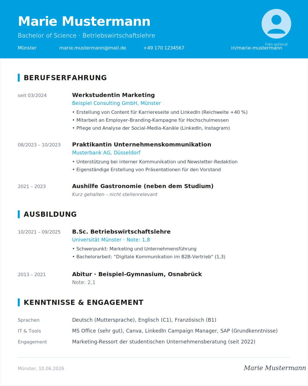 Ein Screenshot eines Computers