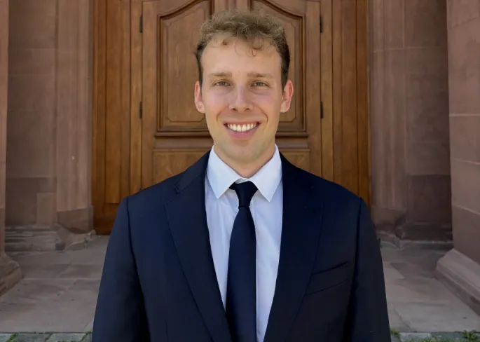 a man in a suit and tie